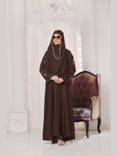 Brown Leaf Abaya
